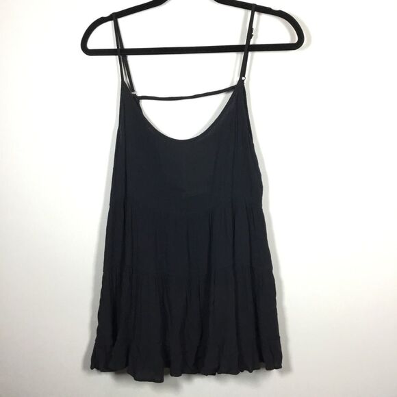 Spaghetti strap low back lightweight floaty summer skirt size Medium beachy boho - Picture 1 of 8